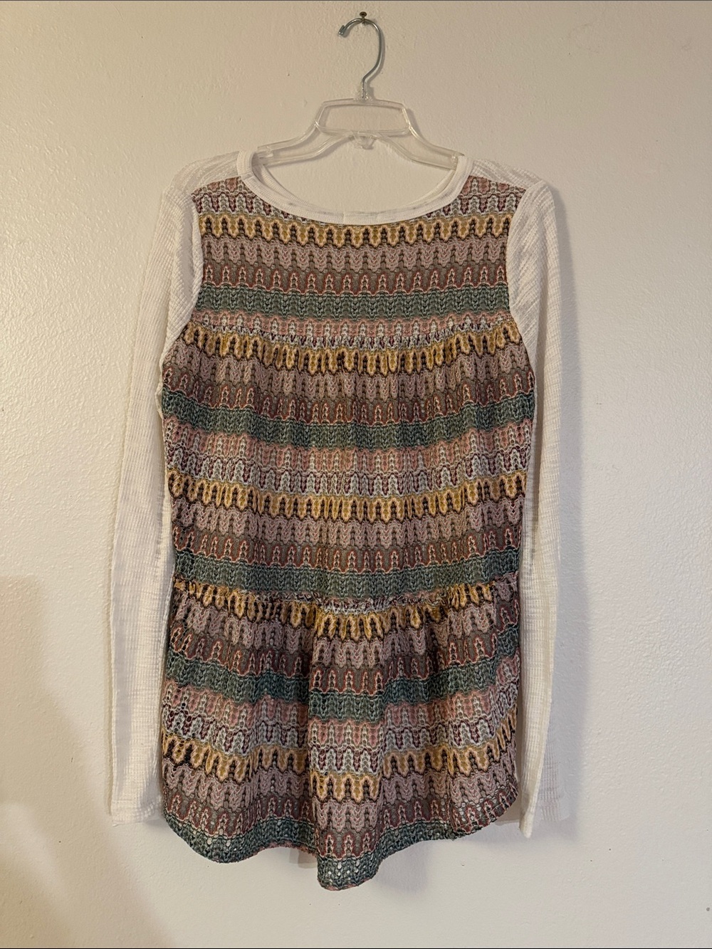 Dylan knit back long sleeve top
